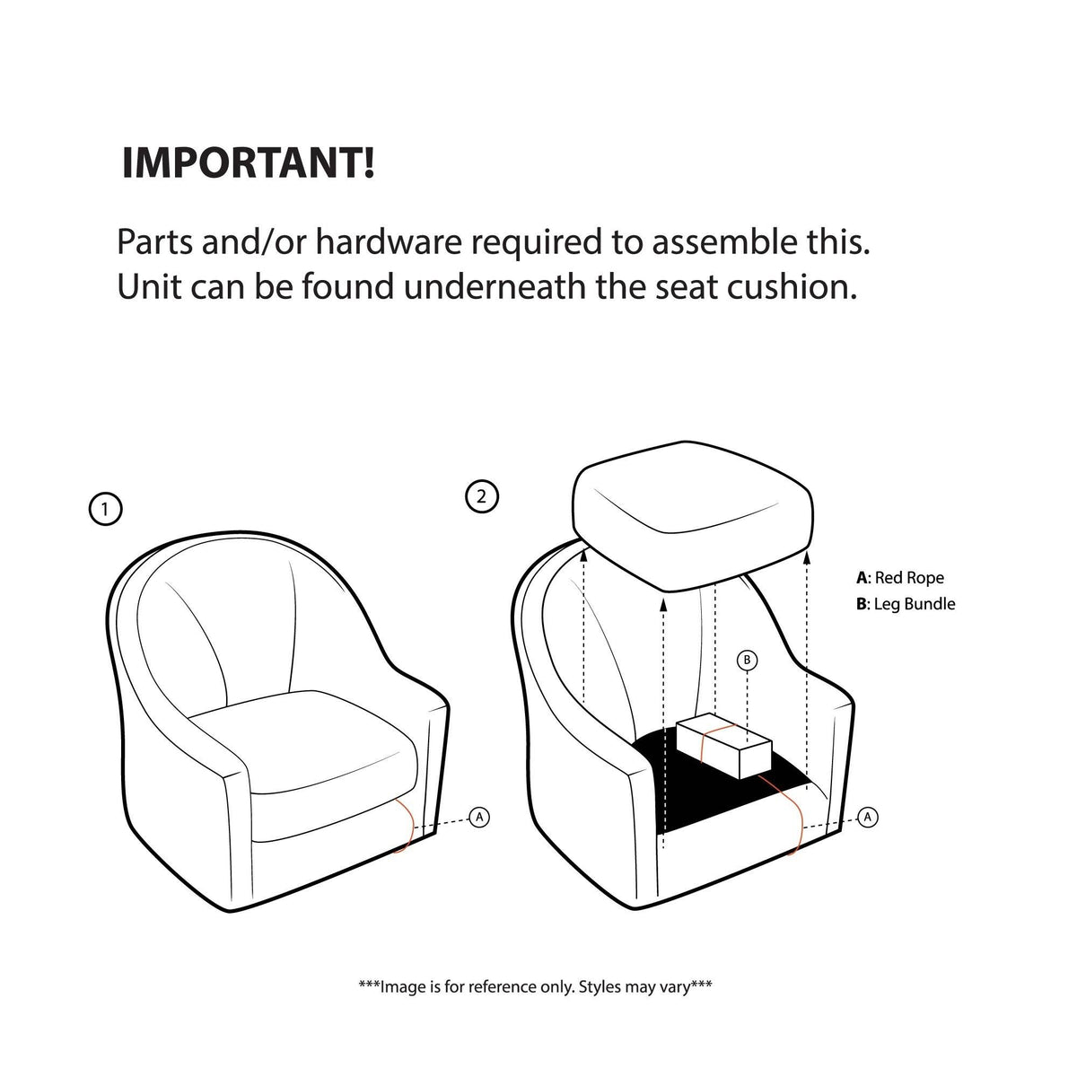 Grey Concave Club Chair R775