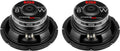 600-Watt 8-Inch Car Subwoofer Audio Speaker, Pack of 2 I496