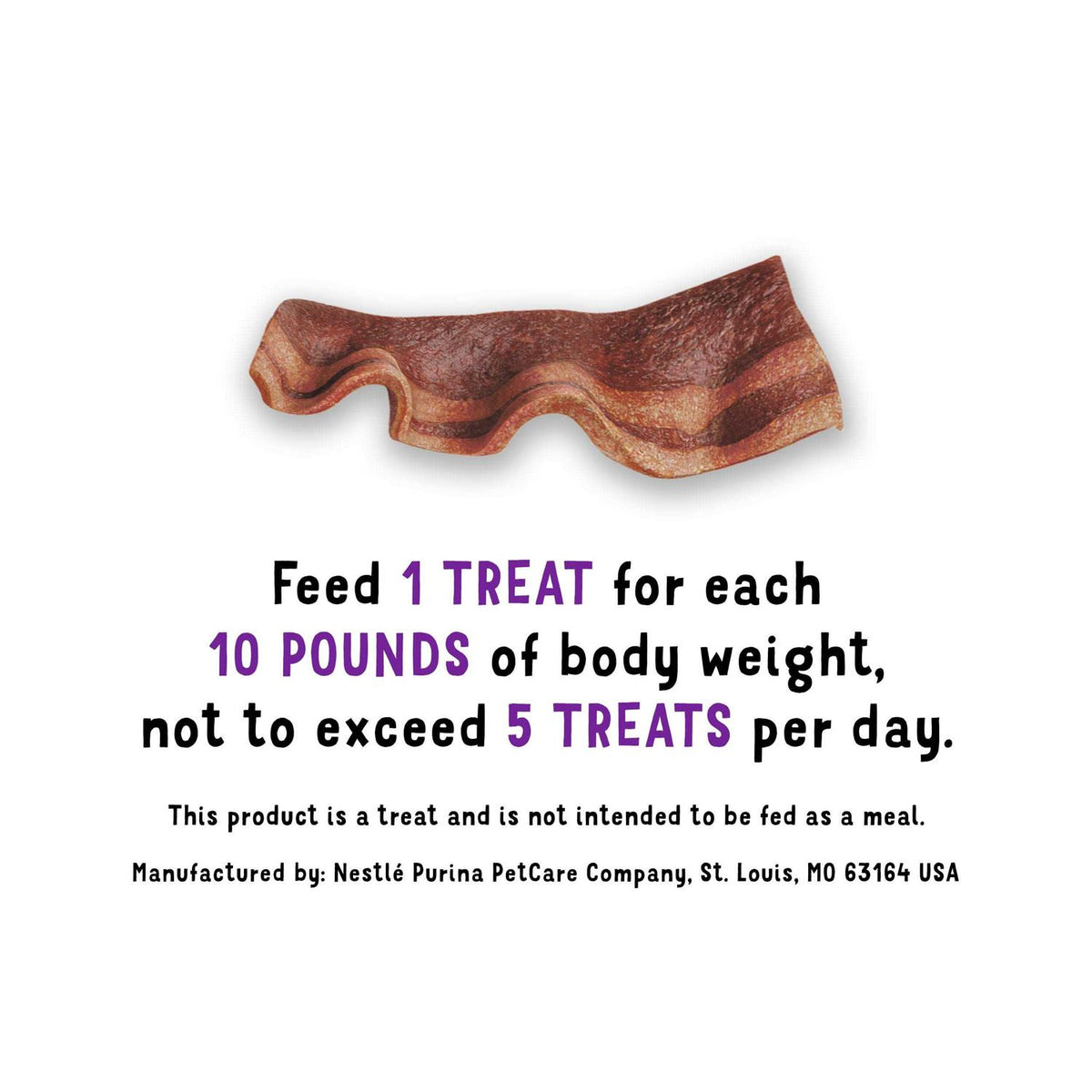 Bacon Strips Dog Treats C2784