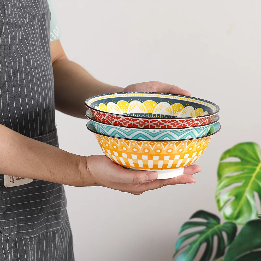 Porcelain Soup Bowls Set of 3 K245519