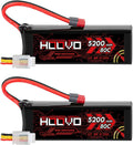 3S 11.1V 80C 5200mAh LiPo Battery with Deans T Plug 2 Packs Q85812
