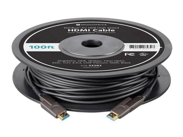 Black HDMI Cable with Detachable Connectors M536