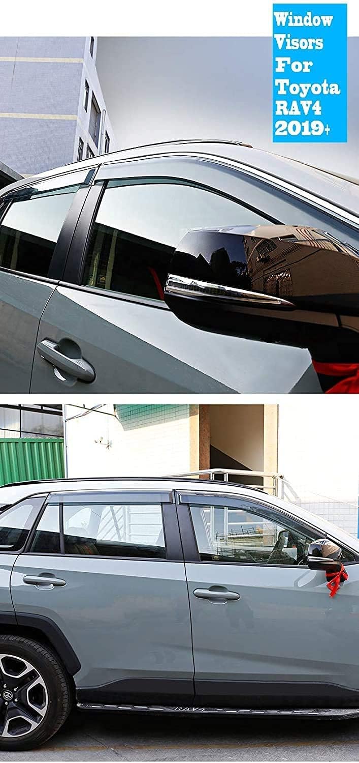 Tape on Vent Visor Rain Guard Window Wind Deflector Pack of 2 L280882