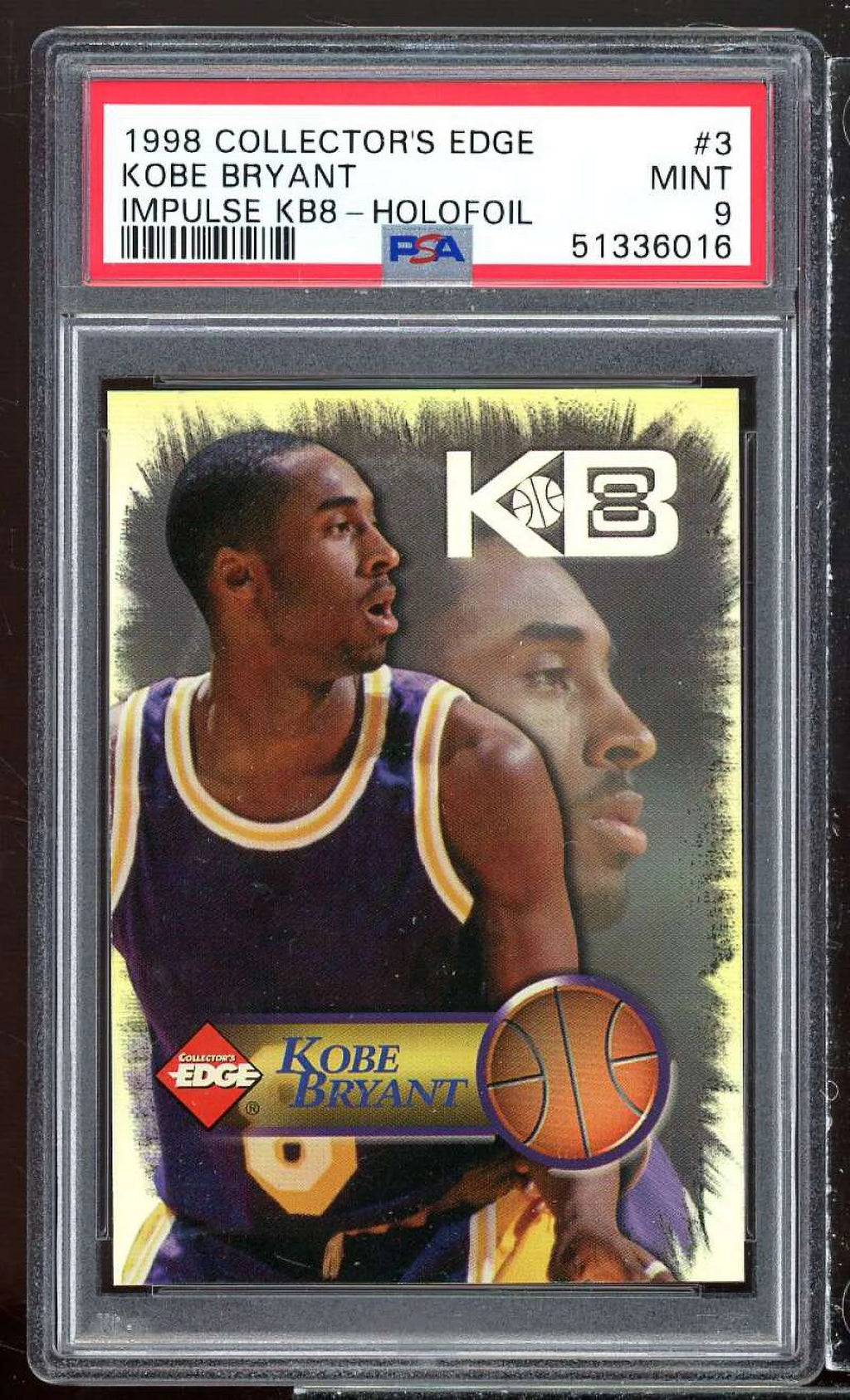 Kobe Bryant Card PSA 9 S5861