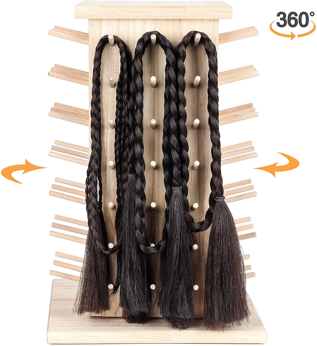 84 Spools Wooden Thread Rack I99491