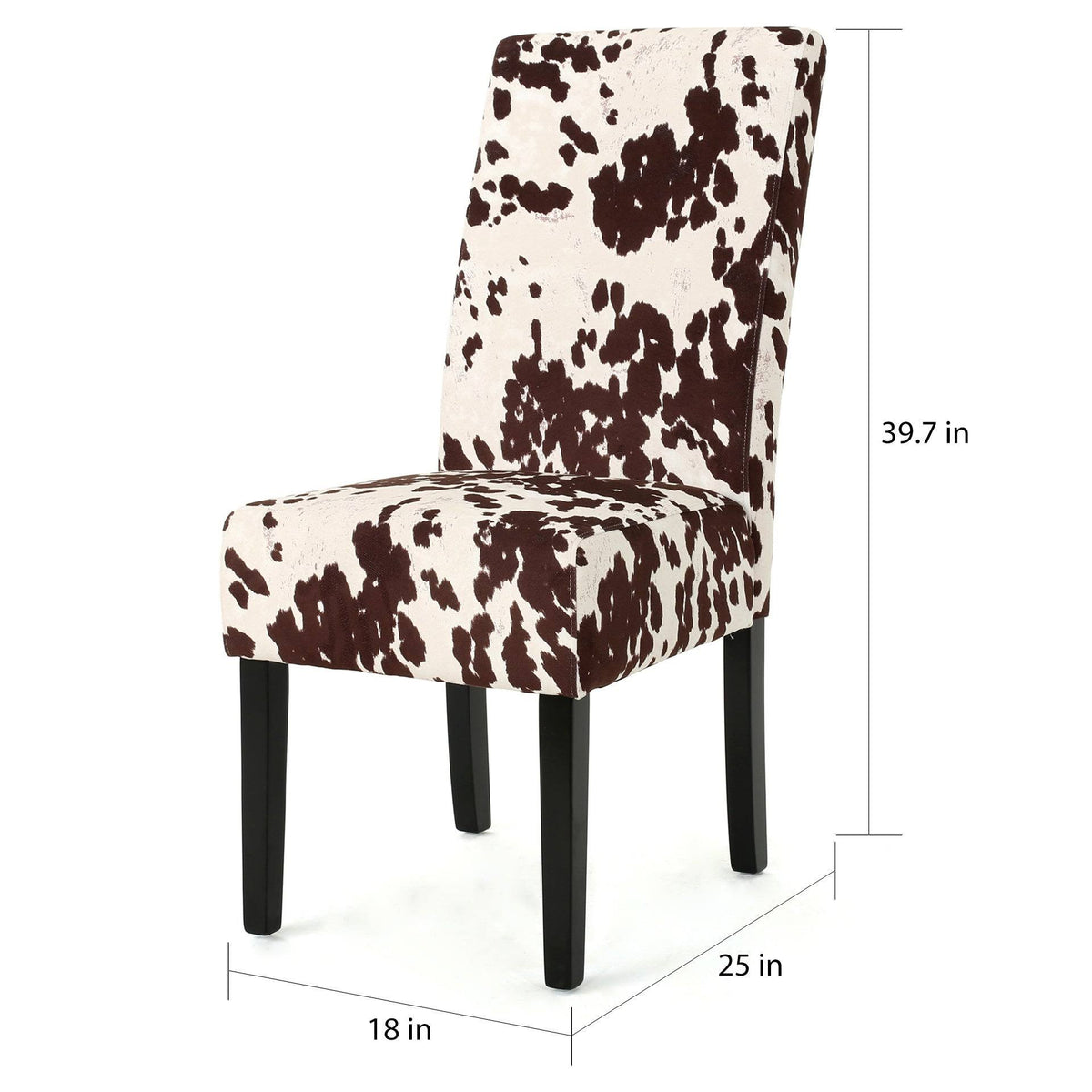 Dark Brown Set of 2 Dining Chair S3473