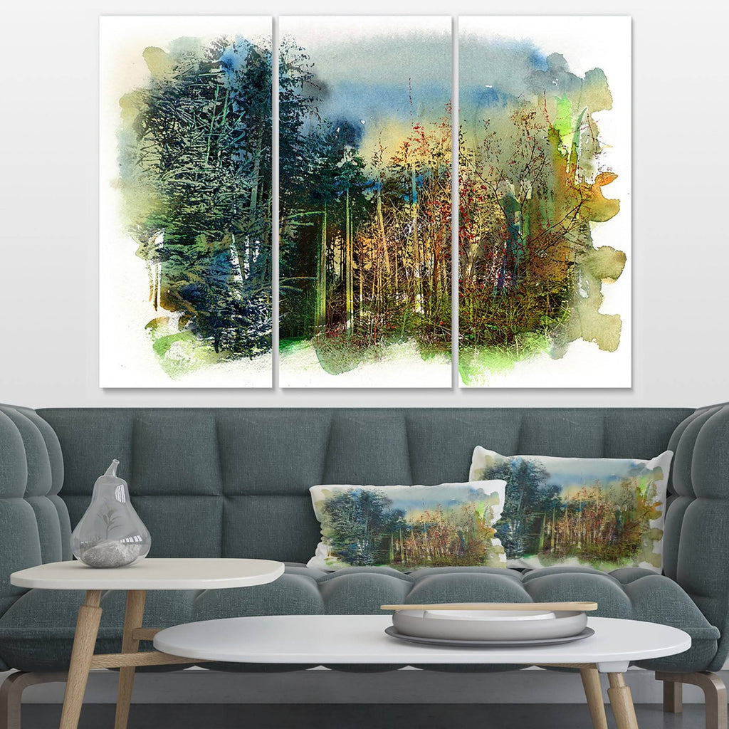 3 Piece Graphic Art on Wrapped Canvas Set H124