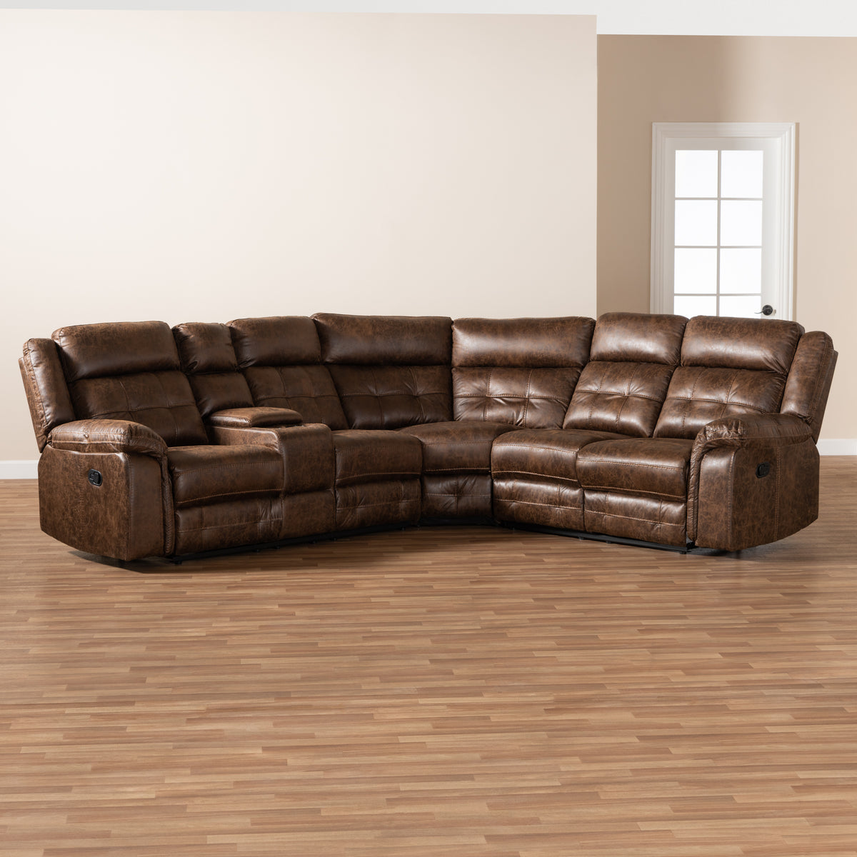 6-Piece Sectional Recliner Sofa B842