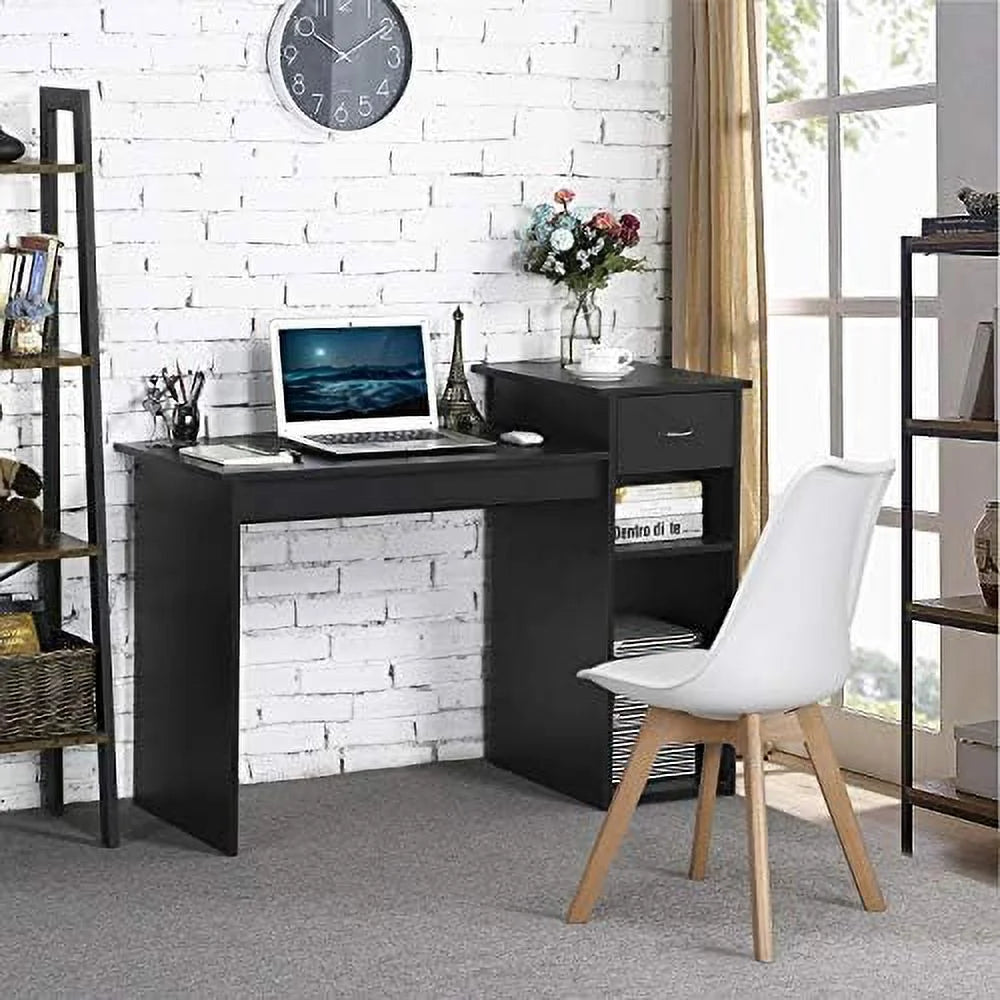 47 inch Computer Desk with Drawers and Printer Shelf X529