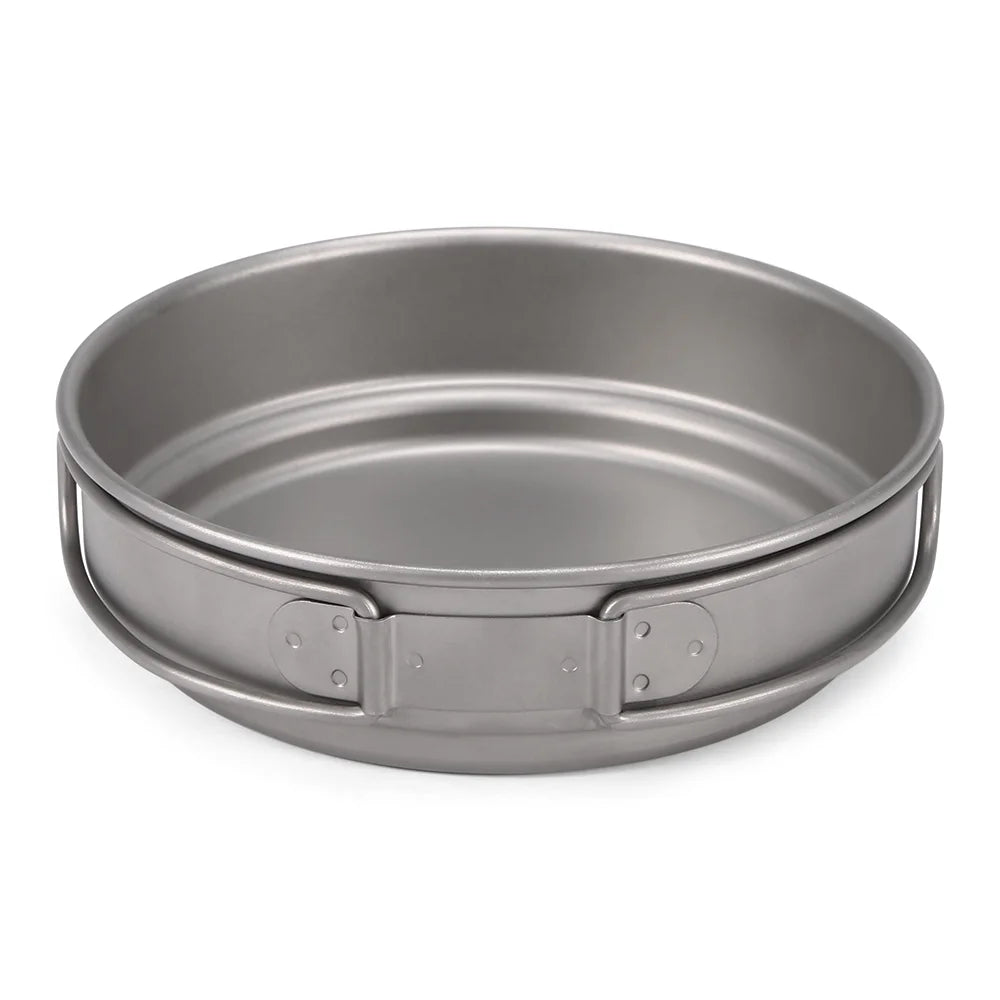 Titanium Cookware Set 1000ml 750ml Pot Pan Spoon Set Z568540