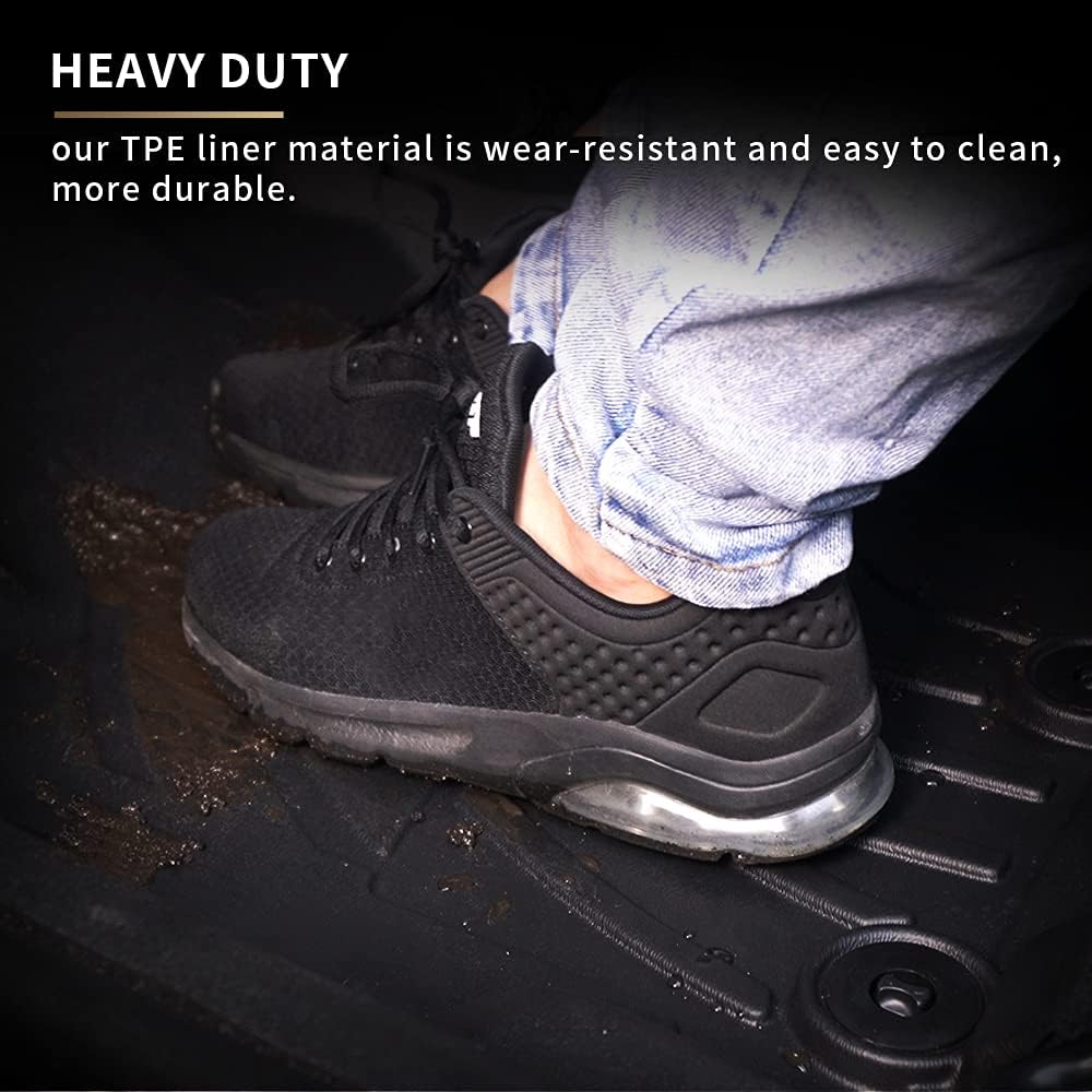 Black All Weather Floor Mats for Cadillac XT4 G1525