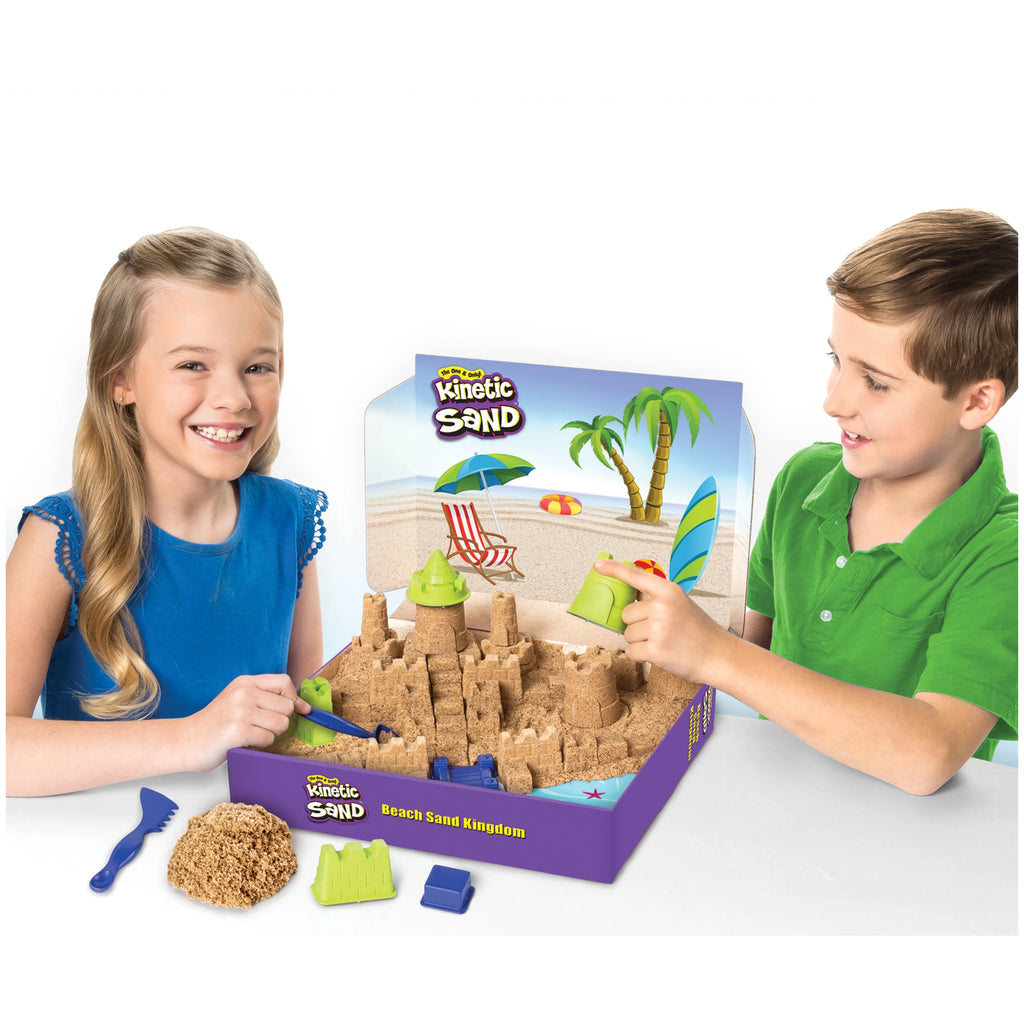 3lbs Beach Sand Playset with Molds and Tools O7490