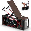 Adjustable Weight Bench with Leg Extension and Preacher Pad W885845