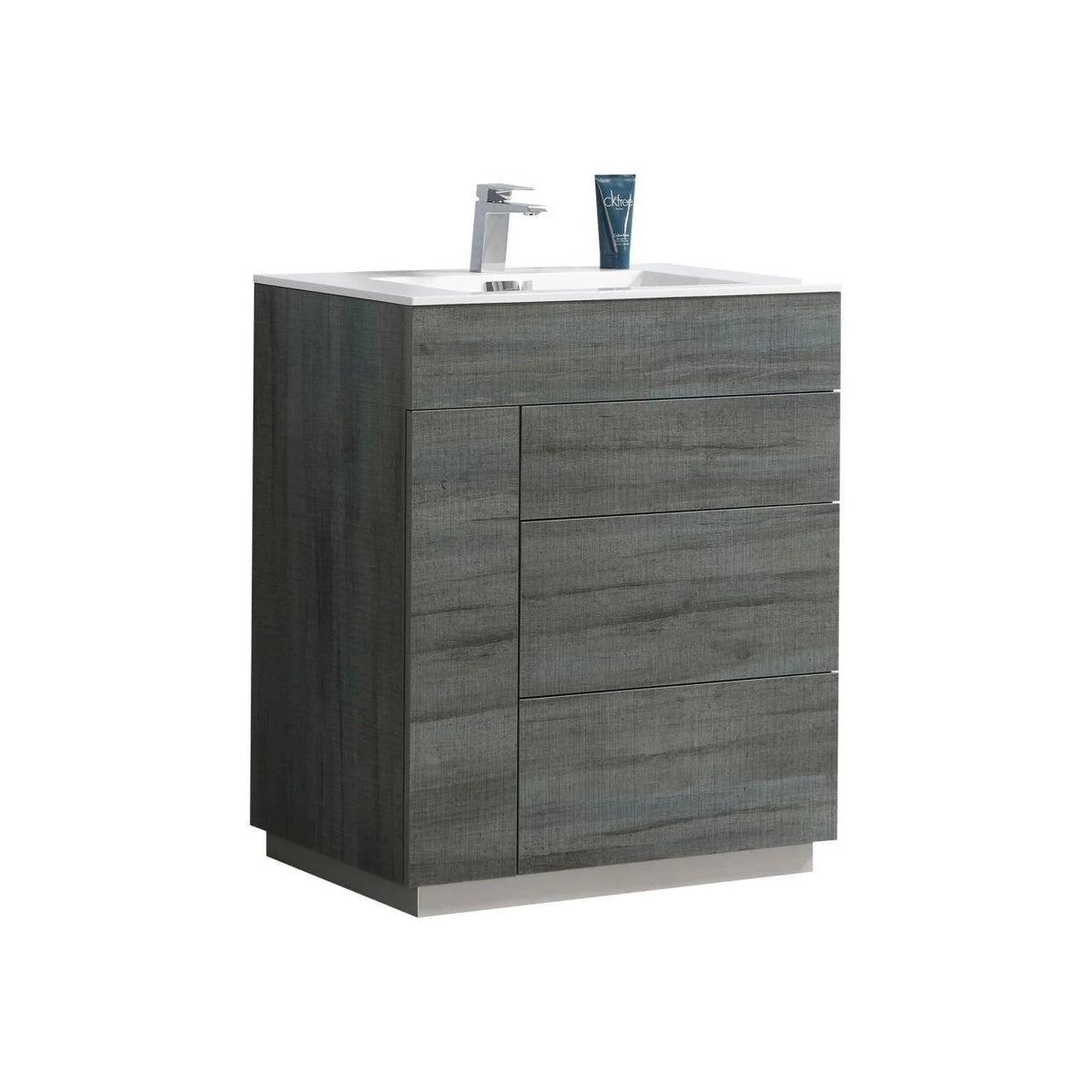 30 in. Ocean Gray Modern Bathroom Vanity H521171