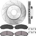 296 mm Brake Disc Rotors + Ceramic Brake Pads + Hardware O473