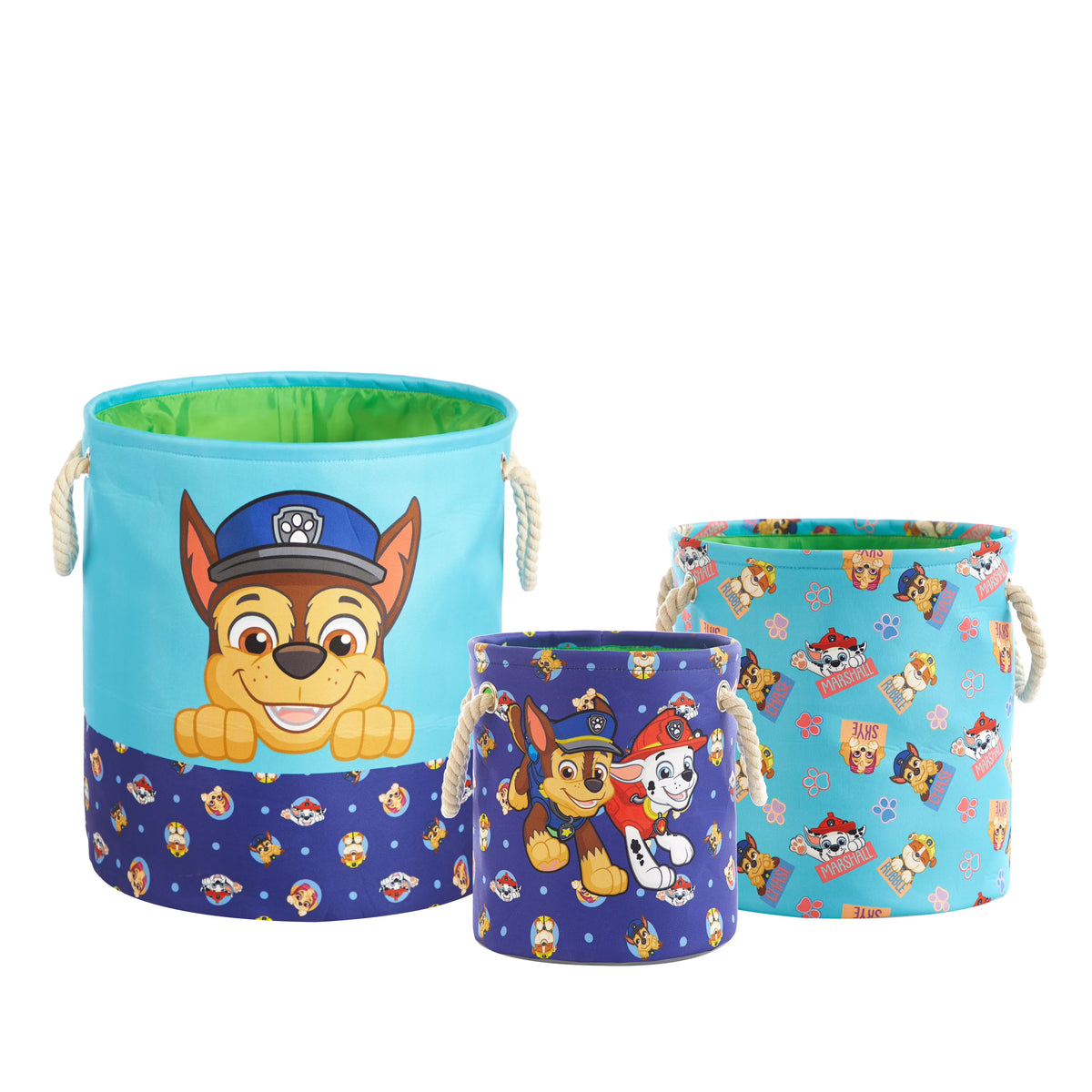 3-Piece Fabric Nestable Storage Bin Set L4855