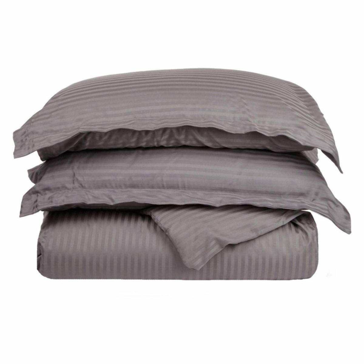 300 Thread Count Cotton Striped Duvet Cover Set King/California King S667597