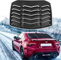 Rear Window Louver ABS Matte Black Windshield Sunshade Cover C97103