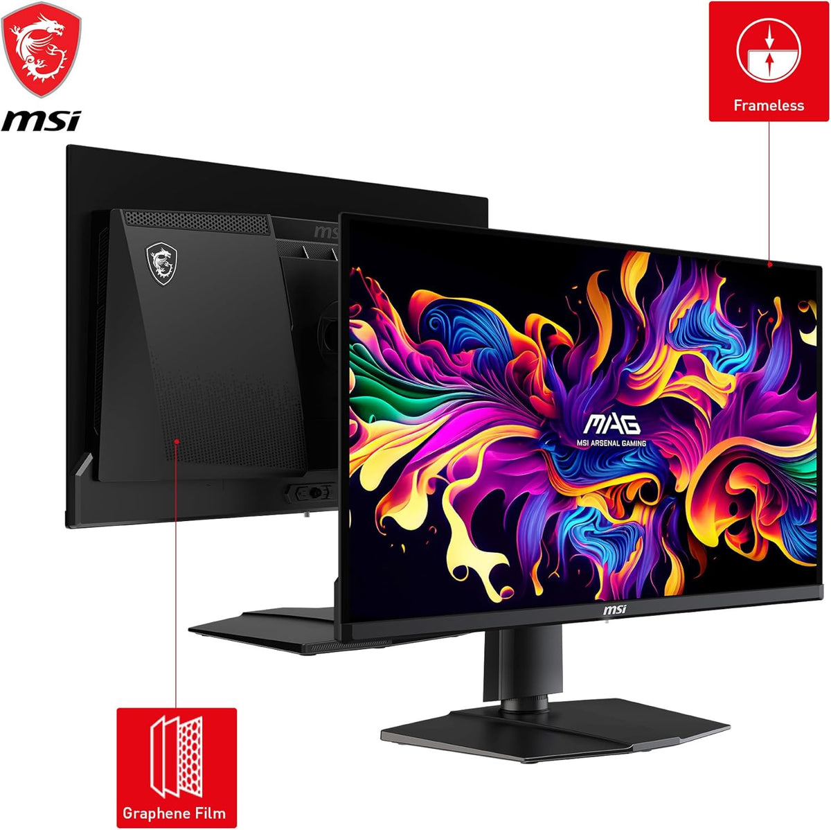 27 OLED Gaming Monitor, 2560 x 1440 QHD, 360Hz, True Black HDR 400 B302