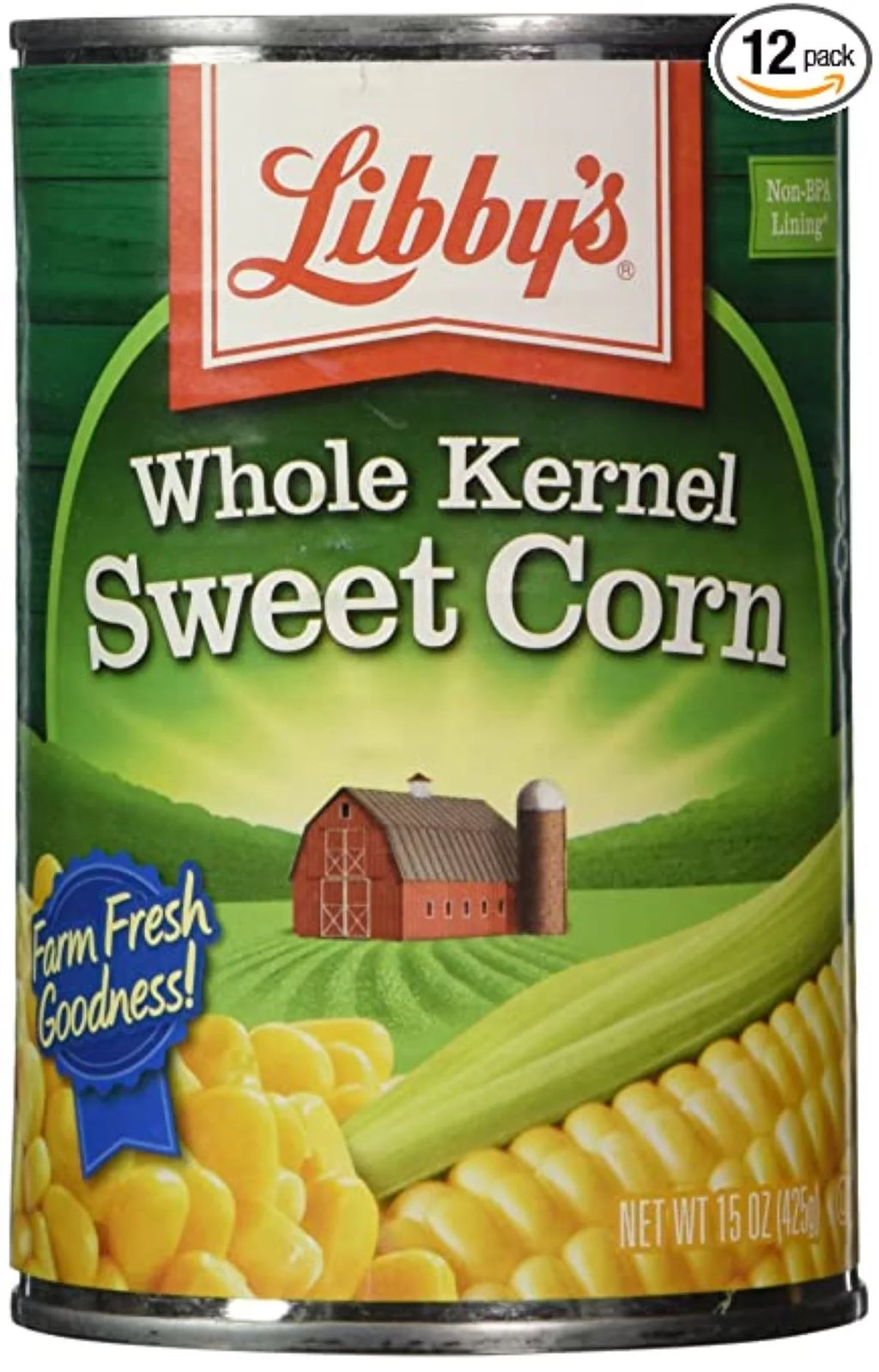 15 Oz Cans Whole Kernel Sweet Corn, Quantity of 8 Z7641