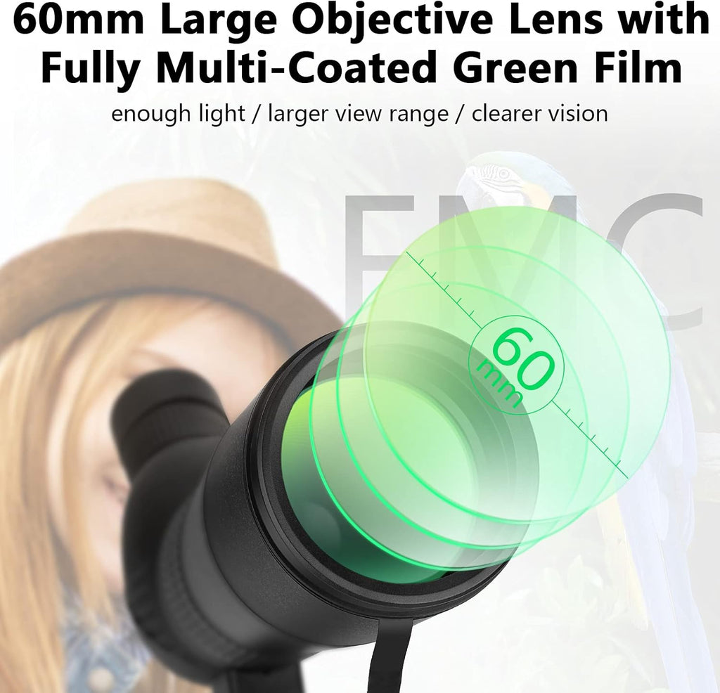 20-60x60mm Zoom Spotting Scope with Tripod V19625