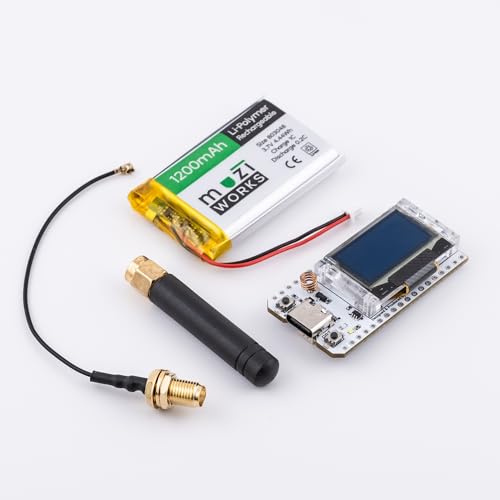 915MHz SX1262 ESP32 Development Board with 1200mAH Battery F729