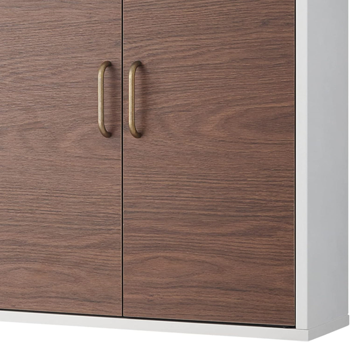 White Natural Wood Bathroom Wall Cabinet I3310