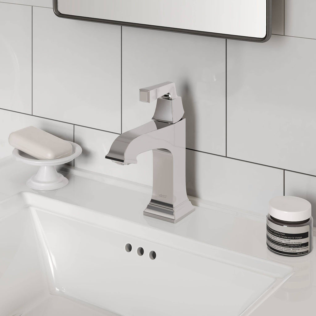 Brushed Nickel Single Hole Bathroom Faucet E356