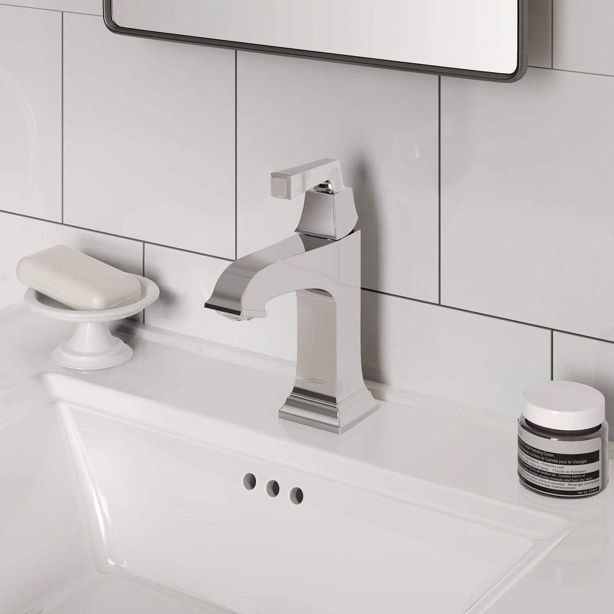 Brushed Nickel Single Hole Bathroom Faucet E356