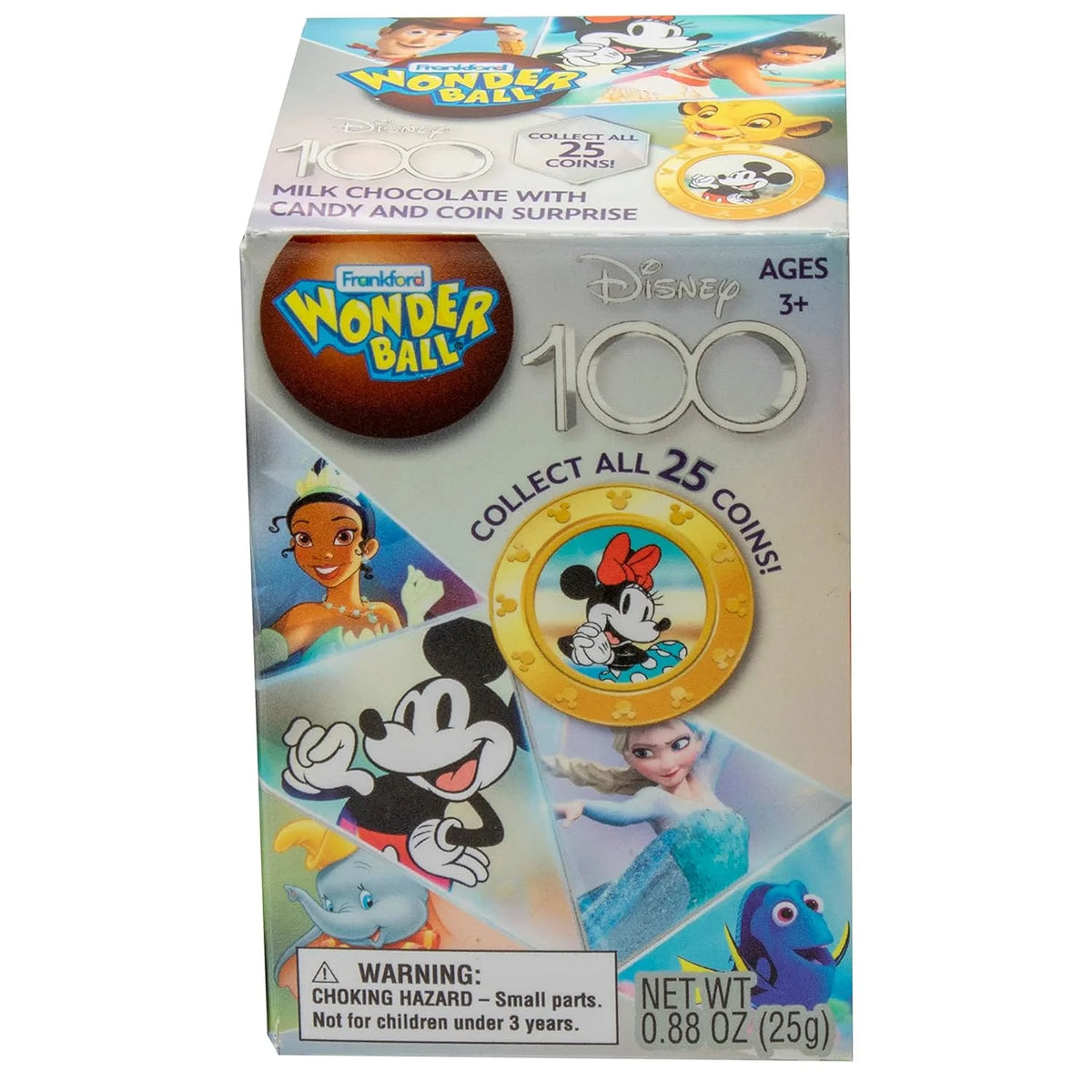 10 Pack Milk Chocolate Wonder Ball with Surprise Collectible Coin R5939