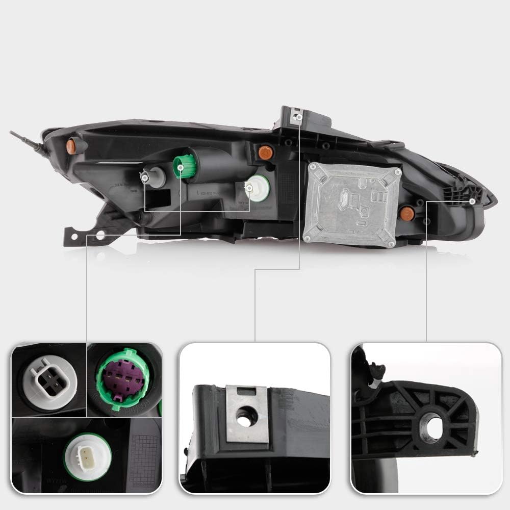 Left Right LED DRL Signal Lamps Assembly Set R28533