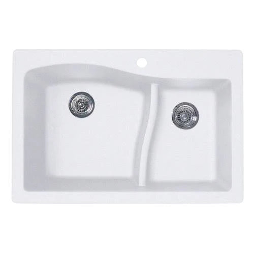 Granite Double Basin Drop-In Kitchen Sink Y373697