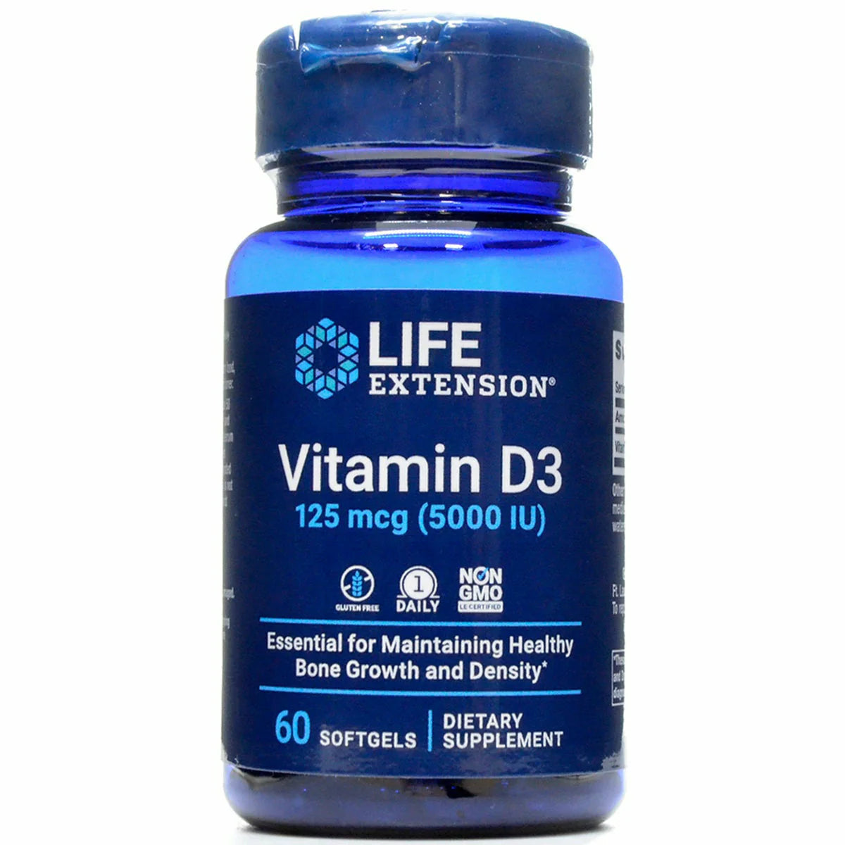 Vitamin D3 5000 IU 60 Softgels O3148