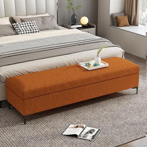 Upholstered Wooden Storage Bench O803310