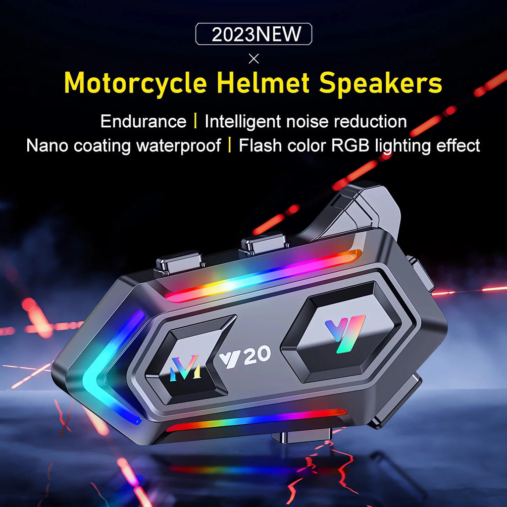 Motorcycle Helmet Headset Wireless Bluetooth 5.3 M9698