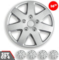 16-Inch Set of 4 Car Wheel Hub Caps V517