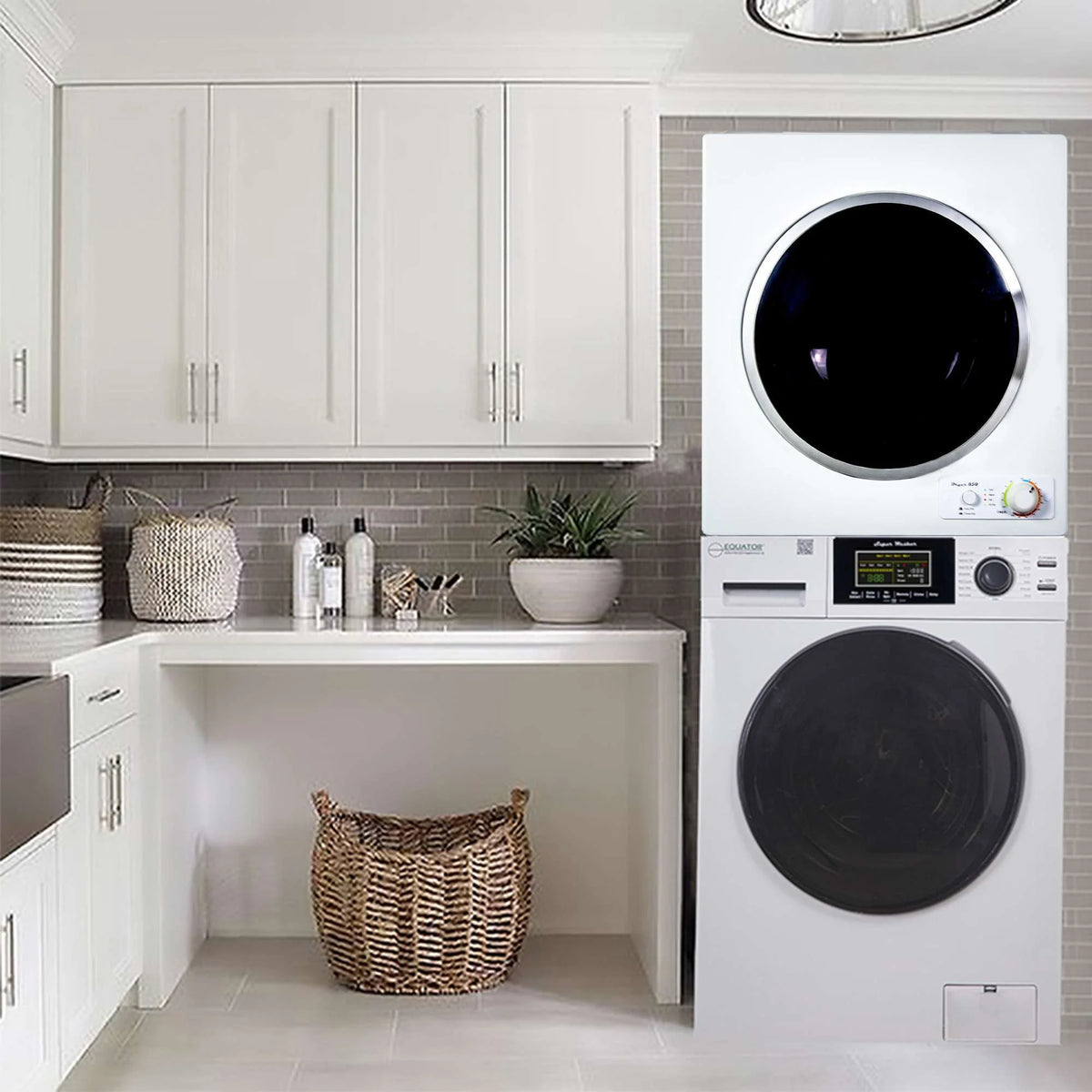 110V 1.6 cf Washer & 3.5 cf Compact Dryer Q280