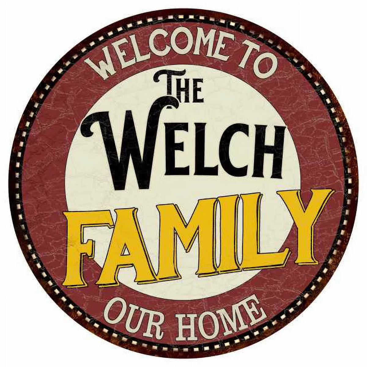 12" Round Metal Sign Kitchen Game Room Décor K2313