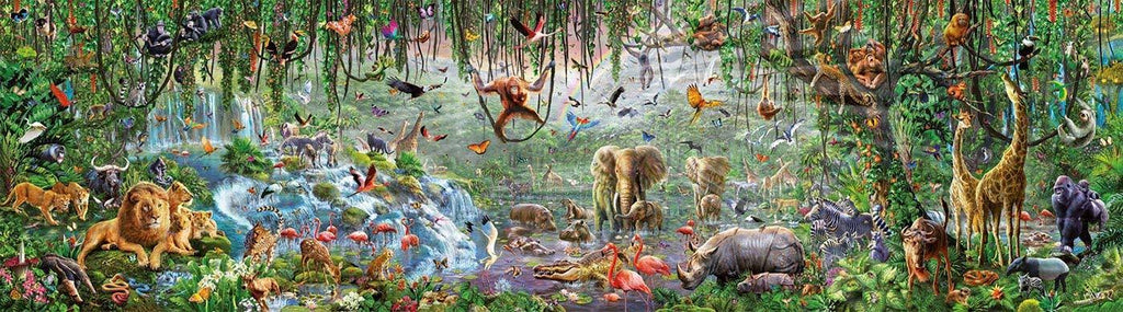 33,600 Piece Wild Life Puzzle with Wheeled Wooden Carry Case O131