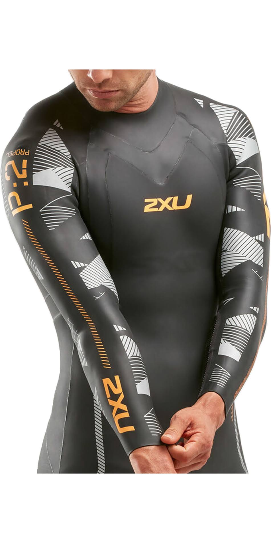 Black/Orange Fizz Wetsuit M729