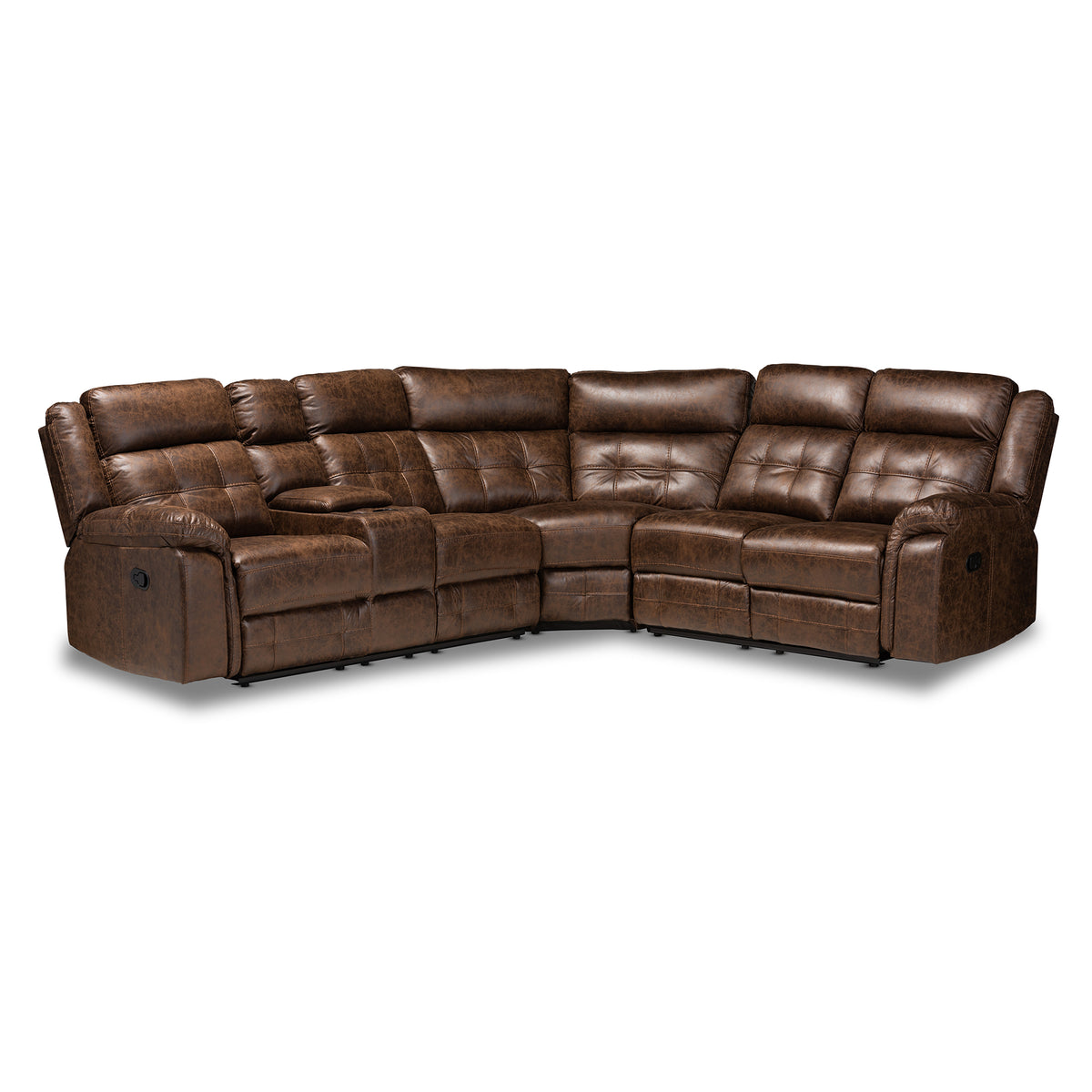 6-Piece Sectional Recliner Sofa B842