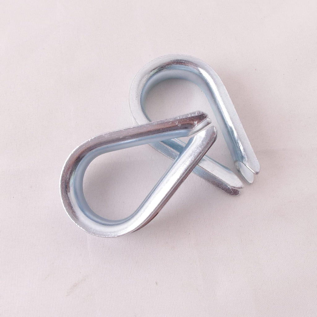 Wire Rope Thimble 3/8 in Carbon Steel 25PCS P9773
