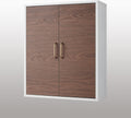 White Natural Wood Bathroom Wall Cabinet I3310