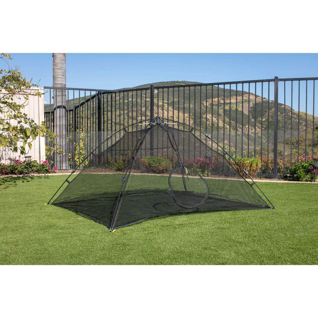 Black Large Outdoor Cat Tent Q921113