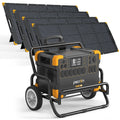 Portable Power Station 1920Wh 2000W LiFePO4 with Solar Panels R61641