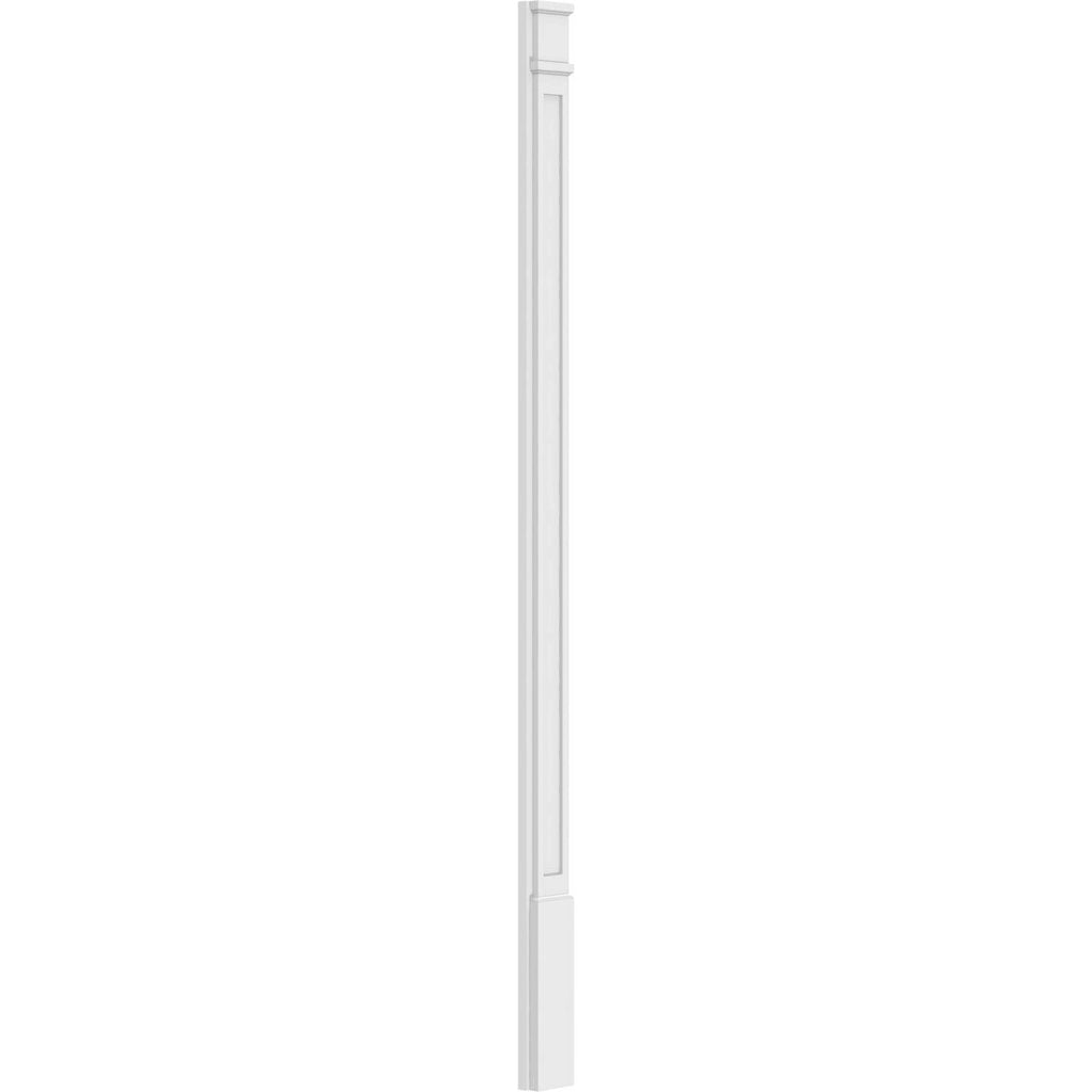 PVC Pilaster with Decorative Capital & Base (Pair) Z786756