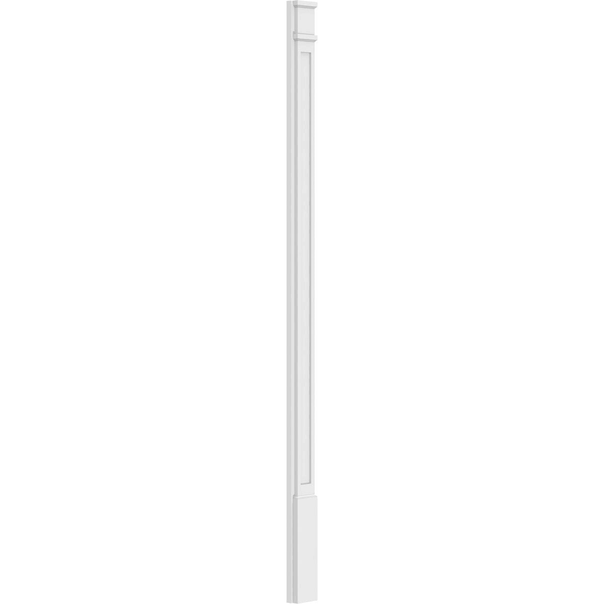PVC Pilaster with Decorative Capital & Base (Pair) Z786756