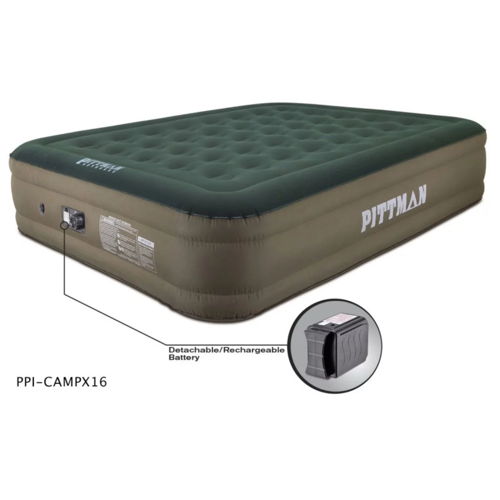 Queen Double High Air Mattress with Built-In Air Pump A62661
