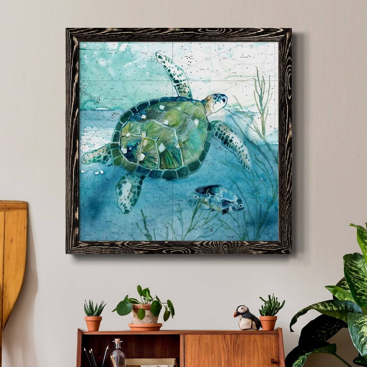 Framed Canvas S374