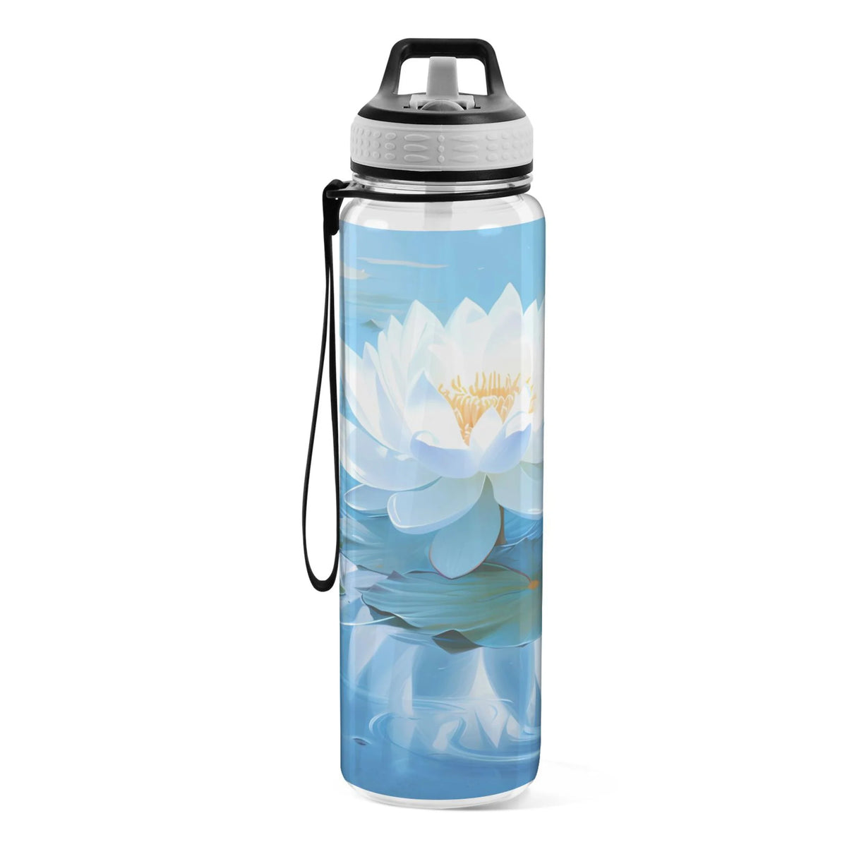 32oz Tritan Clear Water Bottle with Straw O9326